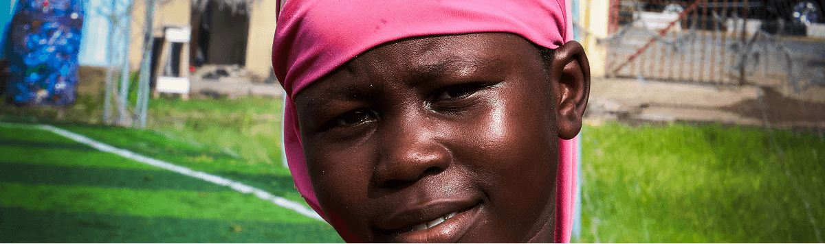 A young girl who benefits from Apollo Africa Leadership Foundation programmes